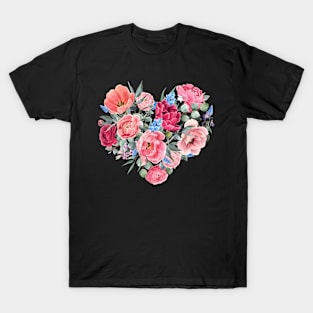 heart of flowers T-Shirt